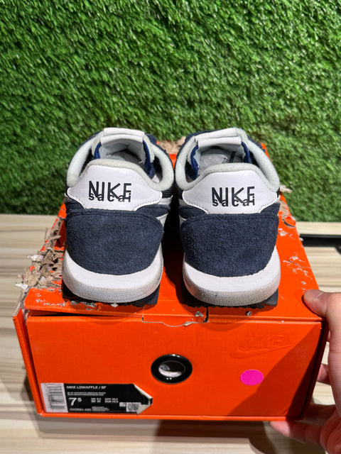 Nike LD Waffle SF sacai Fragment Blue Void Sz 7.5M
