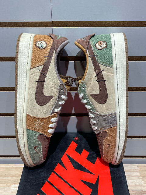 Jordan 1 Retro Low OG Zion Williamson Voodoo Sz 9