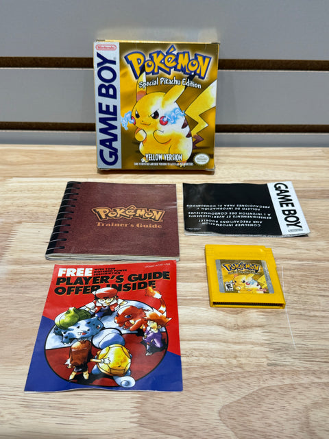 Pokemon Game Boy Yellow Version Special Pikachu Edition 1999