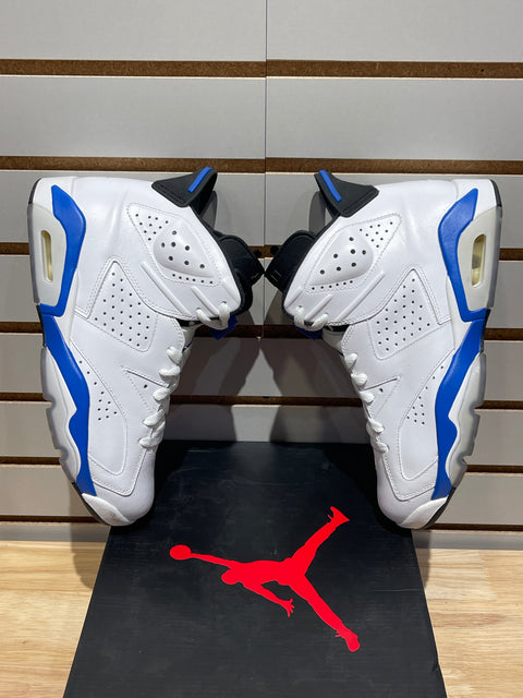 Jordan 6 Retro Sport Blue (2014) Sz 9M