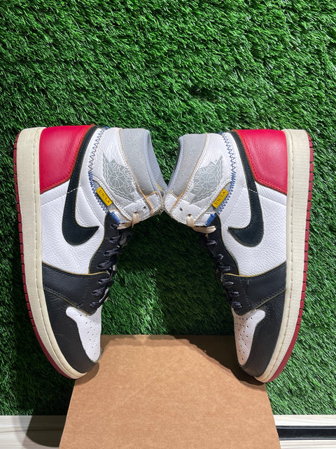 Jordan 1 Retro High Union Los Angeles Black Toe Sz 10.5M