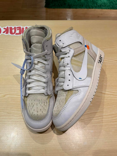 Off White Euro Air Jordan 1 Sz 11