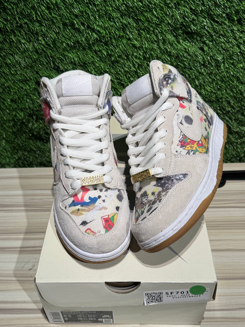 Nike SB Dunk High Supreme Rammellzee Sz 6.5M/8W