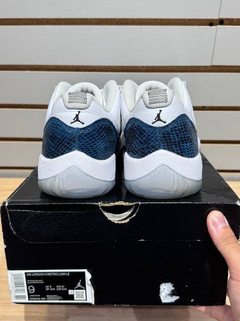 Jordan 11 Retro Low Snake Navy (2019) Sz 9