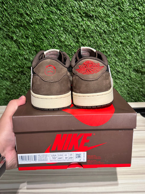 Jordan 1 Retro Low OG SP Travis Scott Mocha Sz 10.5M