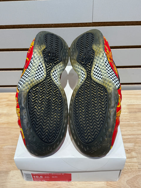 Nike Air Foamposite One Supreme Red Sz 10.5