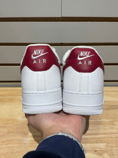 Nike Air Force 1 Low White Team Red Sz 12