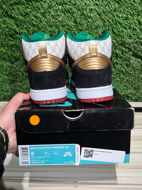 Nike SB Dunk High Black Sheep Paid in Full Sz 9M