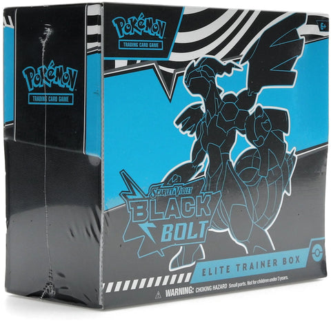 2025 Pokémon Scarlet & Violet Black Bolt Elite Trainer Box