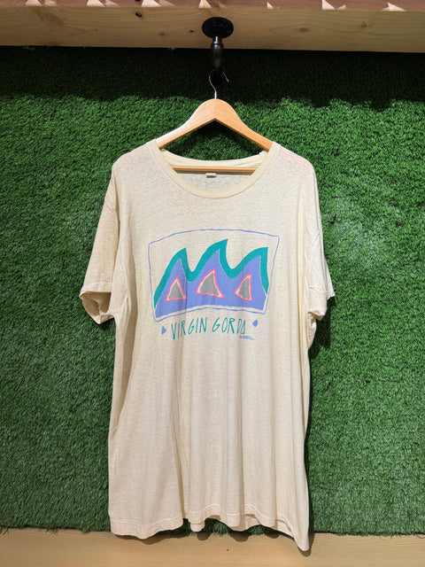 1987 Classic VTG Virgin Gorda Tee Sz XXXL