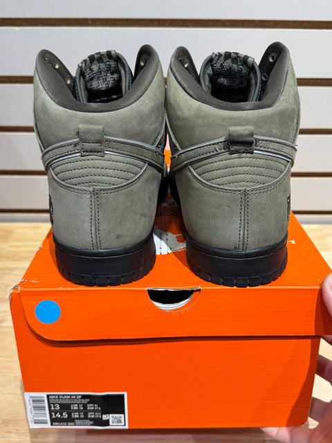 Nike Dunk High Soulgoods Olive Sz 13