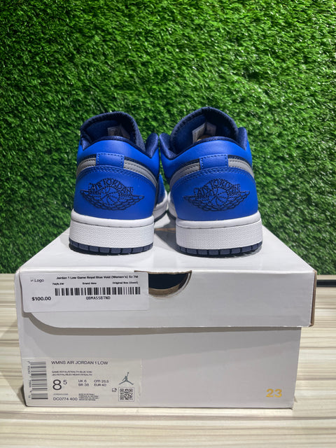 Jordan 1 Low Game Royal Blue Void (Women's) Sz 7M