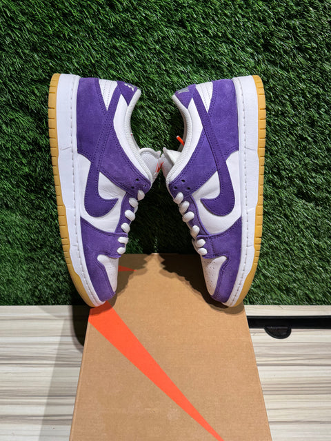 Nike SB Dunk Low Pro ISO Orange Label Court Purple Sz 9