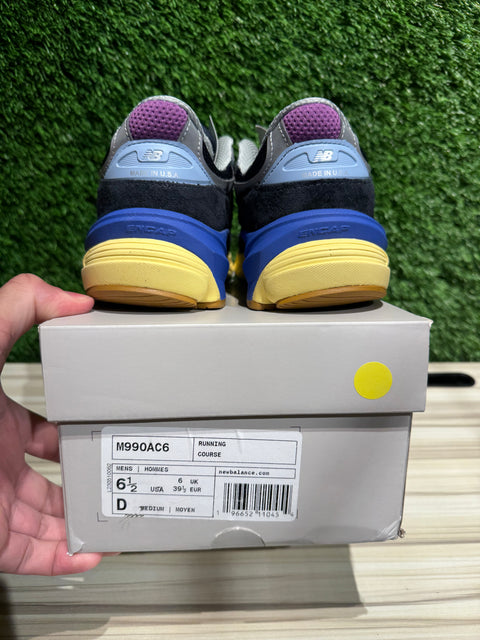 New Balance 990v6 MiUSA Action Bronson Lapis Lazuli Sz 6.5M
