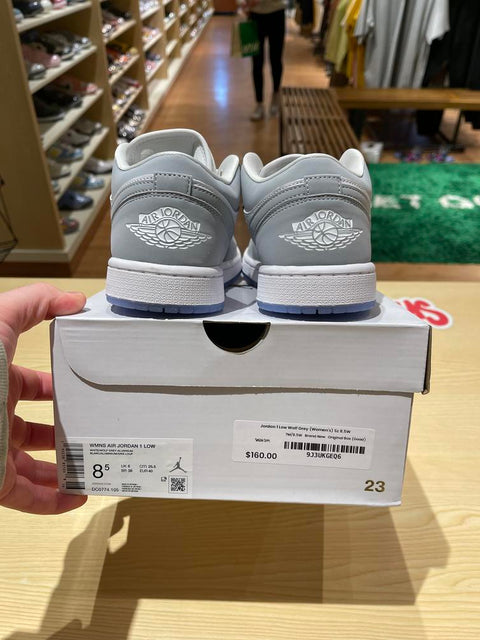 Jordan 1 Low Wolf Grey (Women's) Sz 8.5W