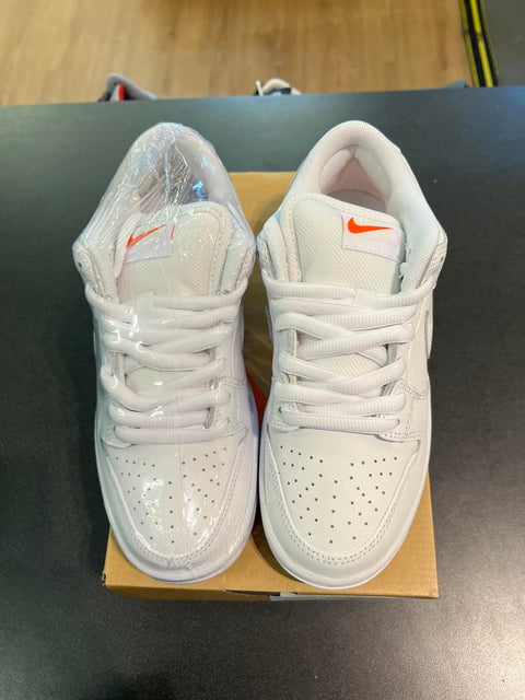 Nike SB Dunk Low Pro Triple White Sz 5.5Y