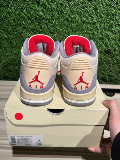 Jordan 3 Retro Muslin Sz 7M