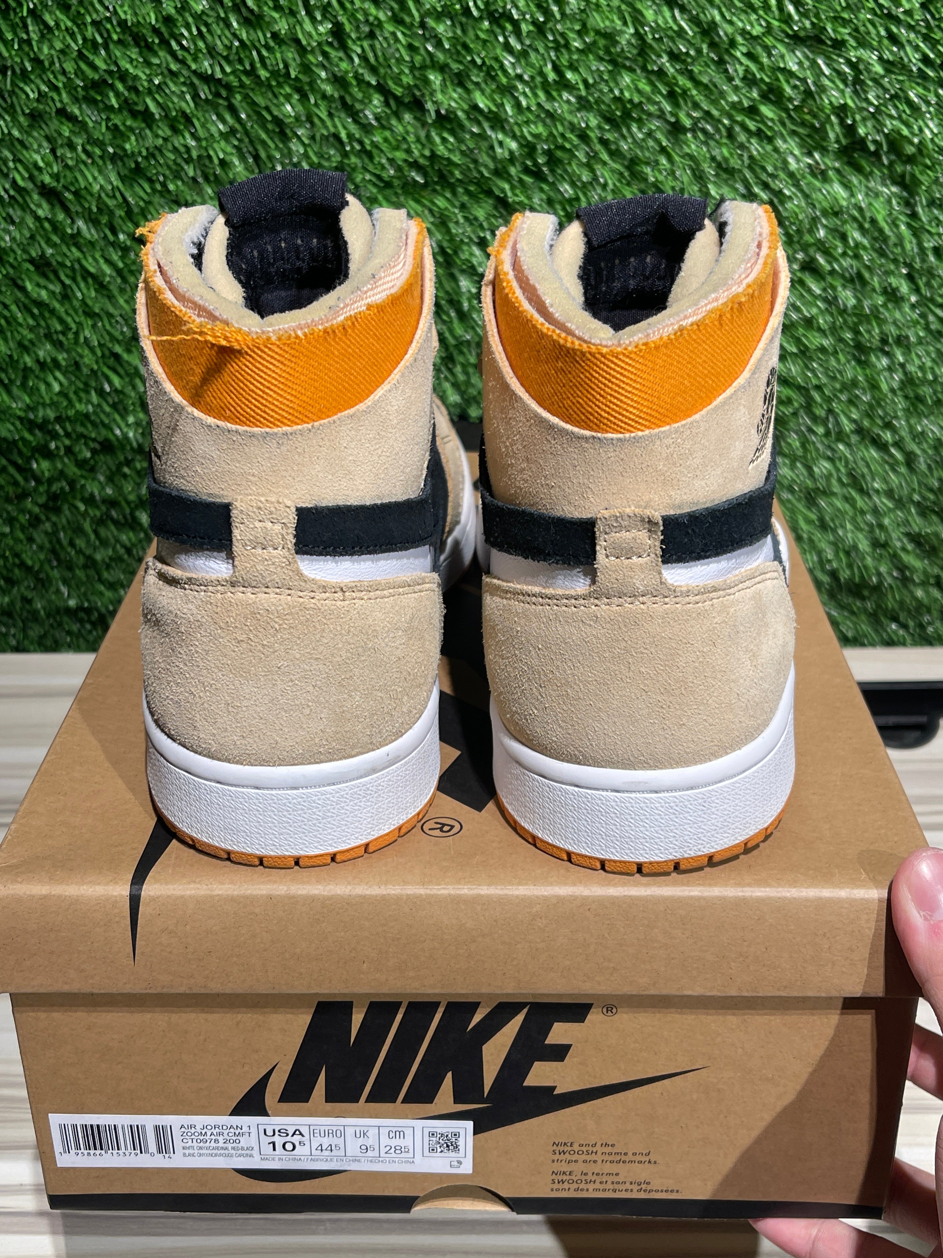 橘1 Jordan 1 High Zoom Air CMFT Pumpkin Spice Sz 10.5 – Sneak City