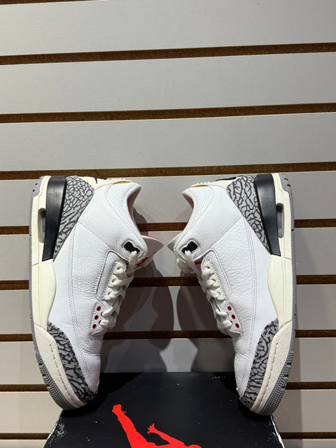 Jordan 3 Retro White Cement Reimagined Sz 8.5M