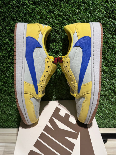 Jordan 1 Retro Low OG SP Travis Scott Canary (Women's) Sz 6.5