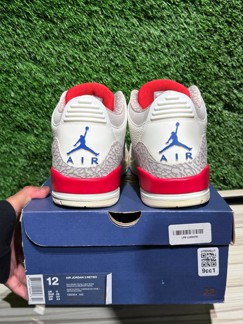 Jordan 3 Retro International Flight Sz 12