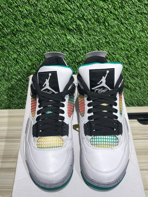 Jordan 4 Retro Lucid Green Rasta (Women's) Sz 7M/8.5W