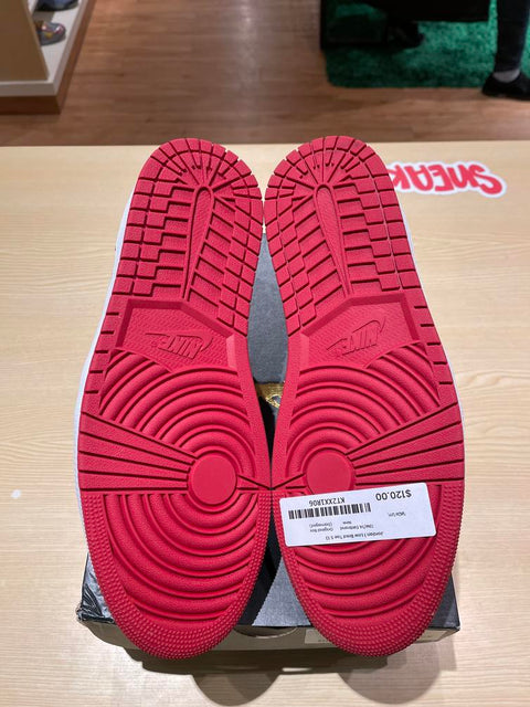 Jordan 1 Low Bred Toe S 13