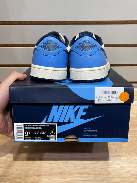 Jordan 1 Low OG Obsidian UNC Sz 9.5M