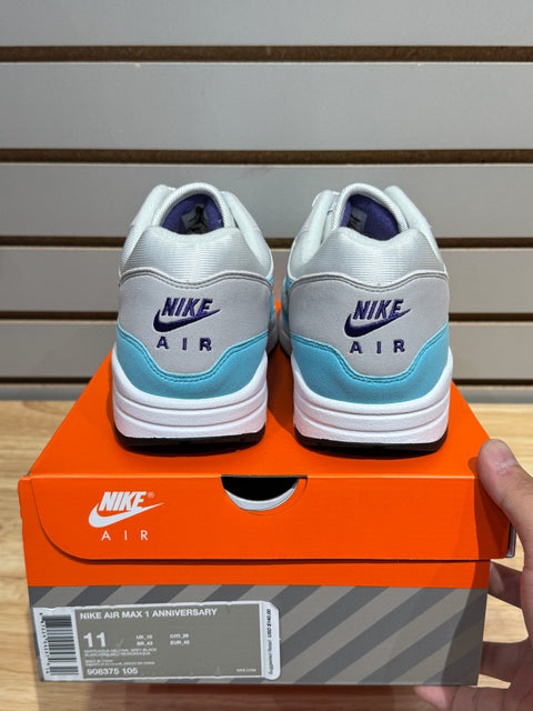 Nike Air Max 1 Anniversary Aqua Sz 11
