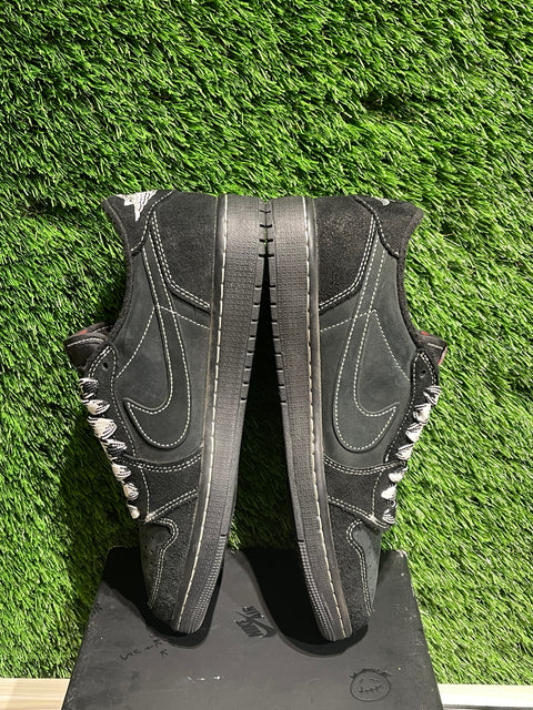Jordan 1 Retro Low OG SP Travis Scott Black Phantom Sz 9M