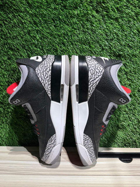 Jordan 3 Retro Black Cement (2018) Sz 12M