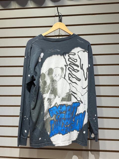 Travis Scott Cactus Jack + Kaws For Fragment L/S Tee Sz L