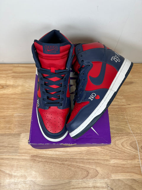 Nike SB Dunk High Supreme By Any Means Navy