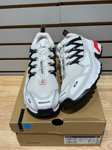 Salomon ACS+ OG Lunar Rock Poppy Red Sz 11.5M