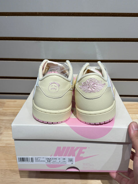 Jordan 1 Retro Low OG SP Travis Scott Shy Pink Sz 10.5