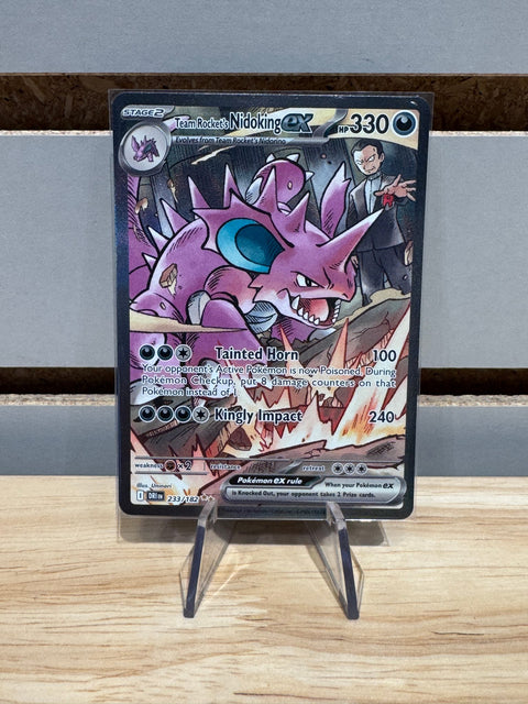 Pokémon Team Rocket's Nidoking ex - 233/182 - SV10: Destined Rivals (DRI)