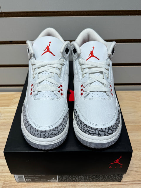 Jordan 3 Retro White Cement Reimagined (GS) Sz 6.5Y