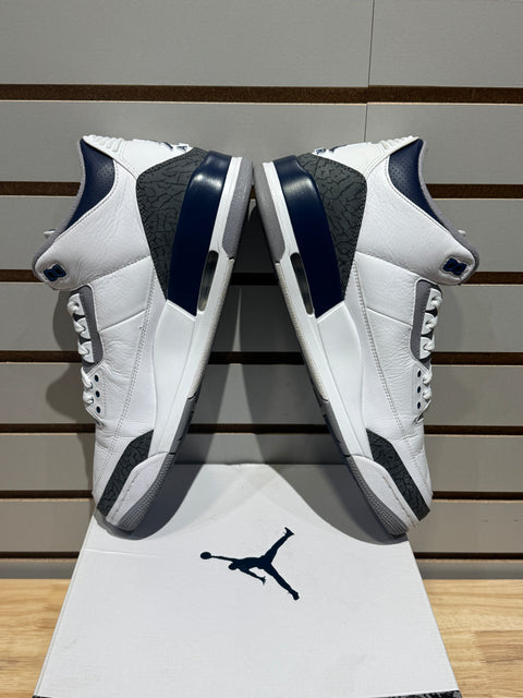 Jordan 3 Retro Midnight Navy Sz 13