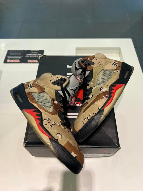 Jordan 5 Retro Supreme Desert Camo