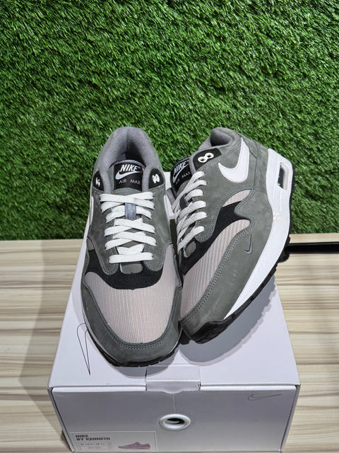 Dark Grey Suede Nike Air Max 1 By You Sz 11