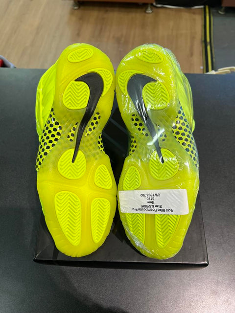 Nike Air Foamposite Pro Volt (GS0 Sz 6.5Y