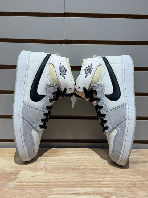 Jordan 1 Retro AJKO White Black Grey Fog Sz 10.5