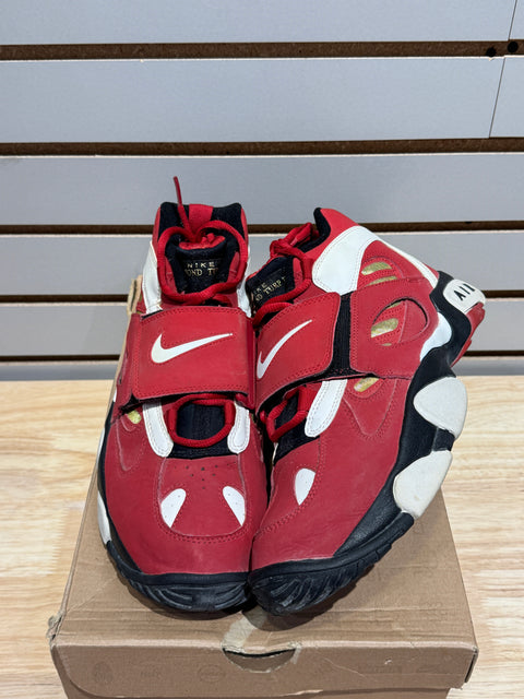 Nike Air Diamond Turf II Red Gold (2012) Sz 9.5