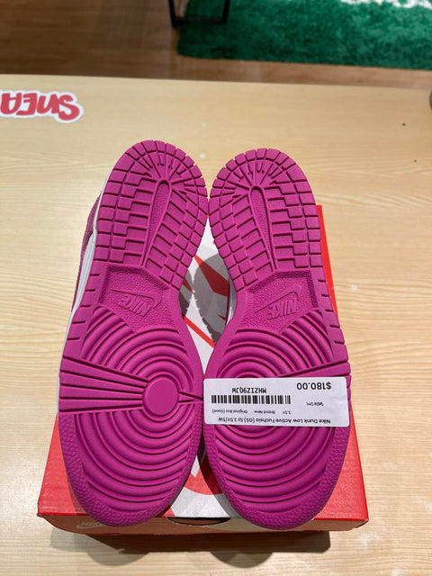 Nike Dunk Low Active Fuchsia (GS) Sz 3.5Y/5W