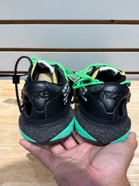 Nike Blazer Low Off-White Black Electro Green Sz 12