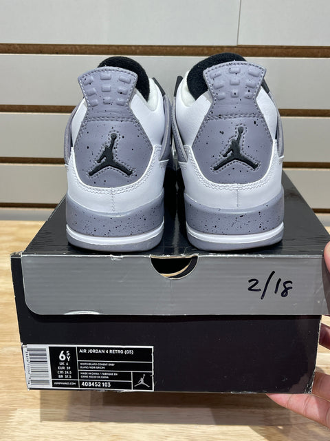 Jordan 4 Retro White Cement (2012) (GS) Sz 6.5Y