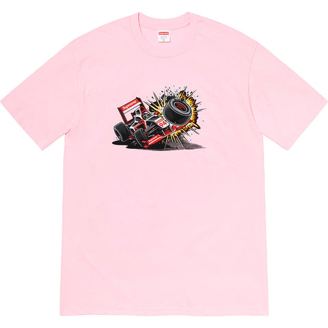 SUPREME Crash Pocket Tee Pink Sz S