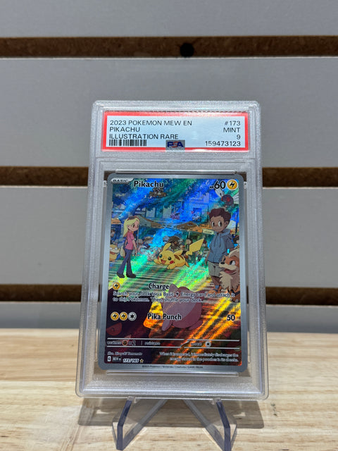Pokémon Pikachu - 173/165 - SV: Scarlet & Violet 151 (MEW) PSA 9