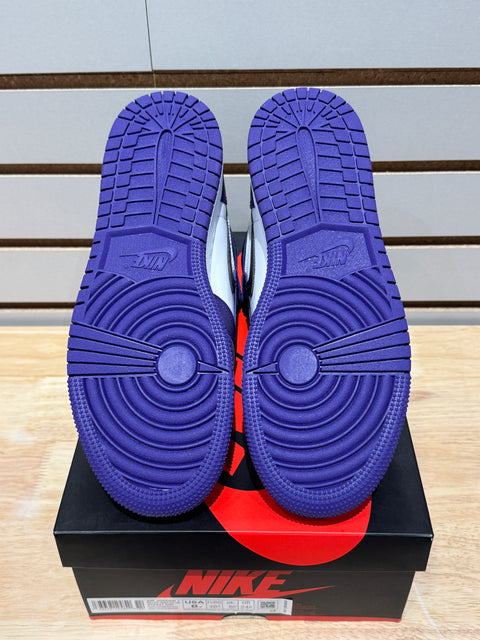 Jordan 1 Retro High Court Purple White (GS) Sz 6Y