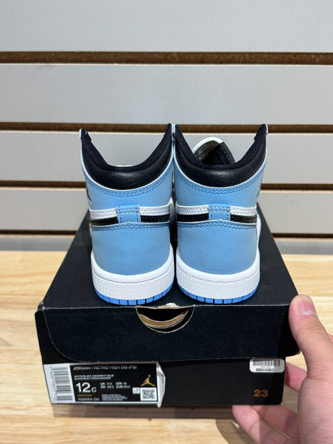 Jordan 1 Retro High OG University Blue (PS) Sz 12c